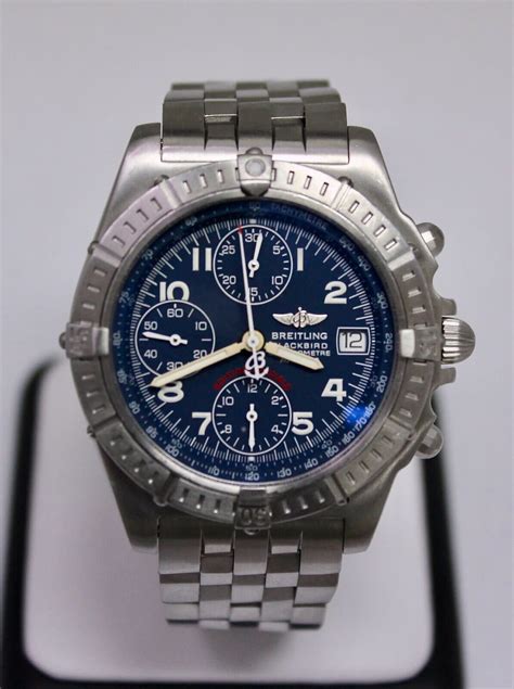 breitling 13050 tabs|Breitling blue dialed blackbird.